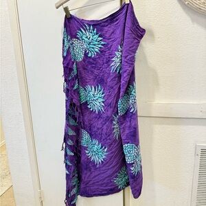 Swimsuit coverup dress or maxi skirt sarong island Hawaii